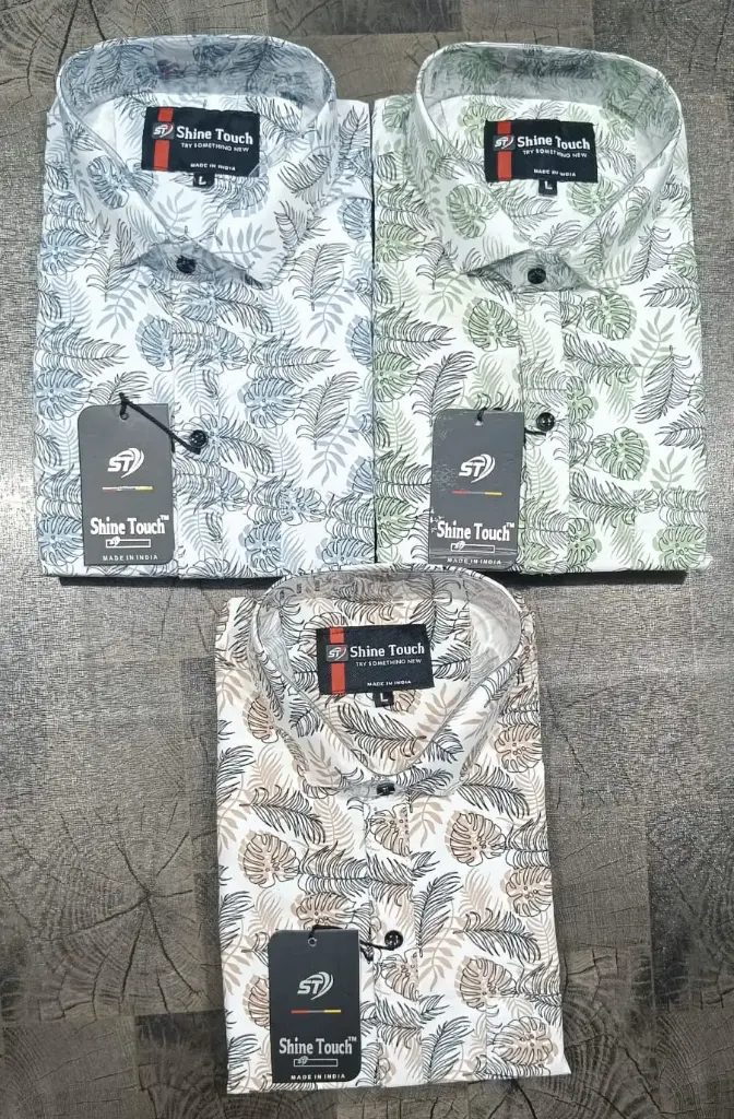 Men's Laffer Prints Half Sleeve Shirts 9 Piece Set