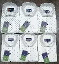 Men's  Laffer White Prints Shirts 30 Piece Set