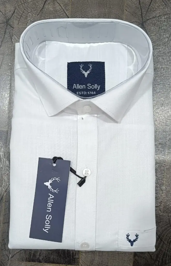 Men's Brand Cotton White Shirts  4 Piece Set