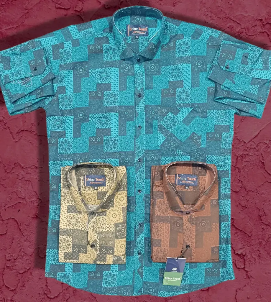 Men's Cotton Shirts 9 Piece Set