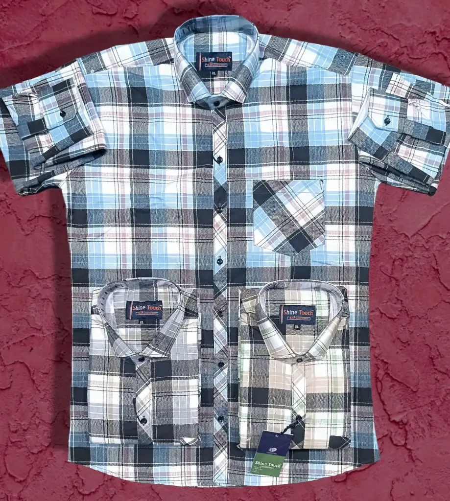 Men's Cotton Shirts 9 Piece Set