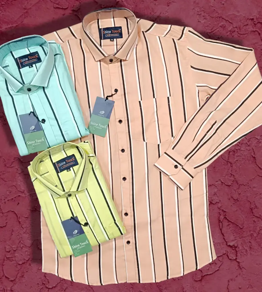 Men's Cotton Shirts 9 Piece Set