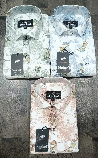 Men's Laffer Prints Half Sleeve Shirts 9 Piece Set