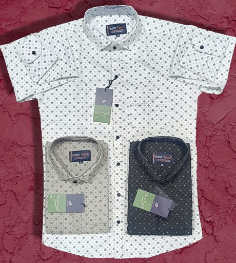 Men's Cotton Shirts 9 Piece Set